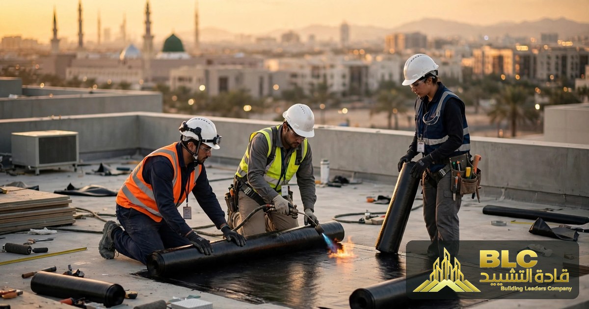 عزل الأسطح في المدينة المنورة: دليلك الشامل قبل موسم الأمطار